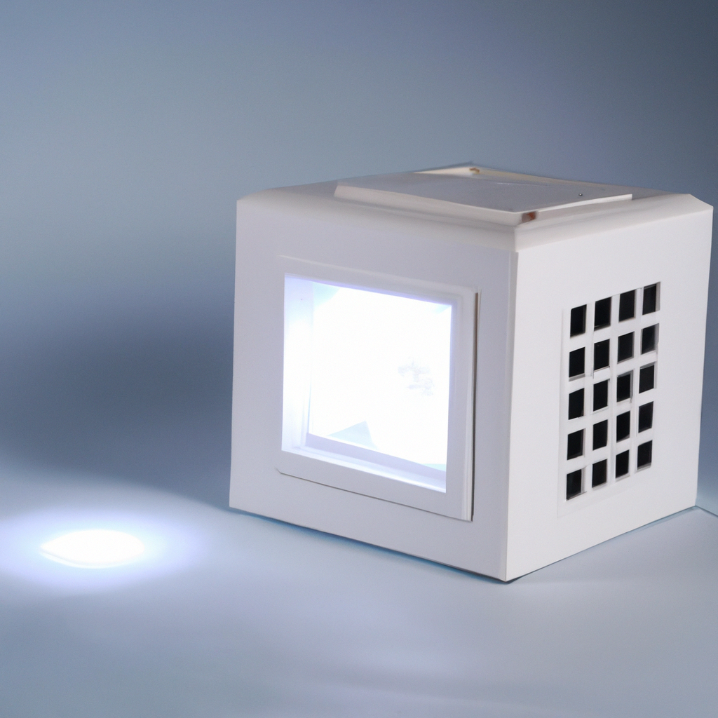 AI-generated minimalist media studio with soft daylight, Canadian journalism workspace